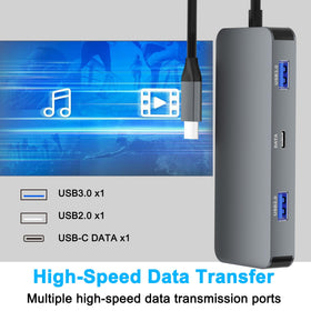 Aibilangose hub offers 100W PD charging to power laptops during heavy workloads.