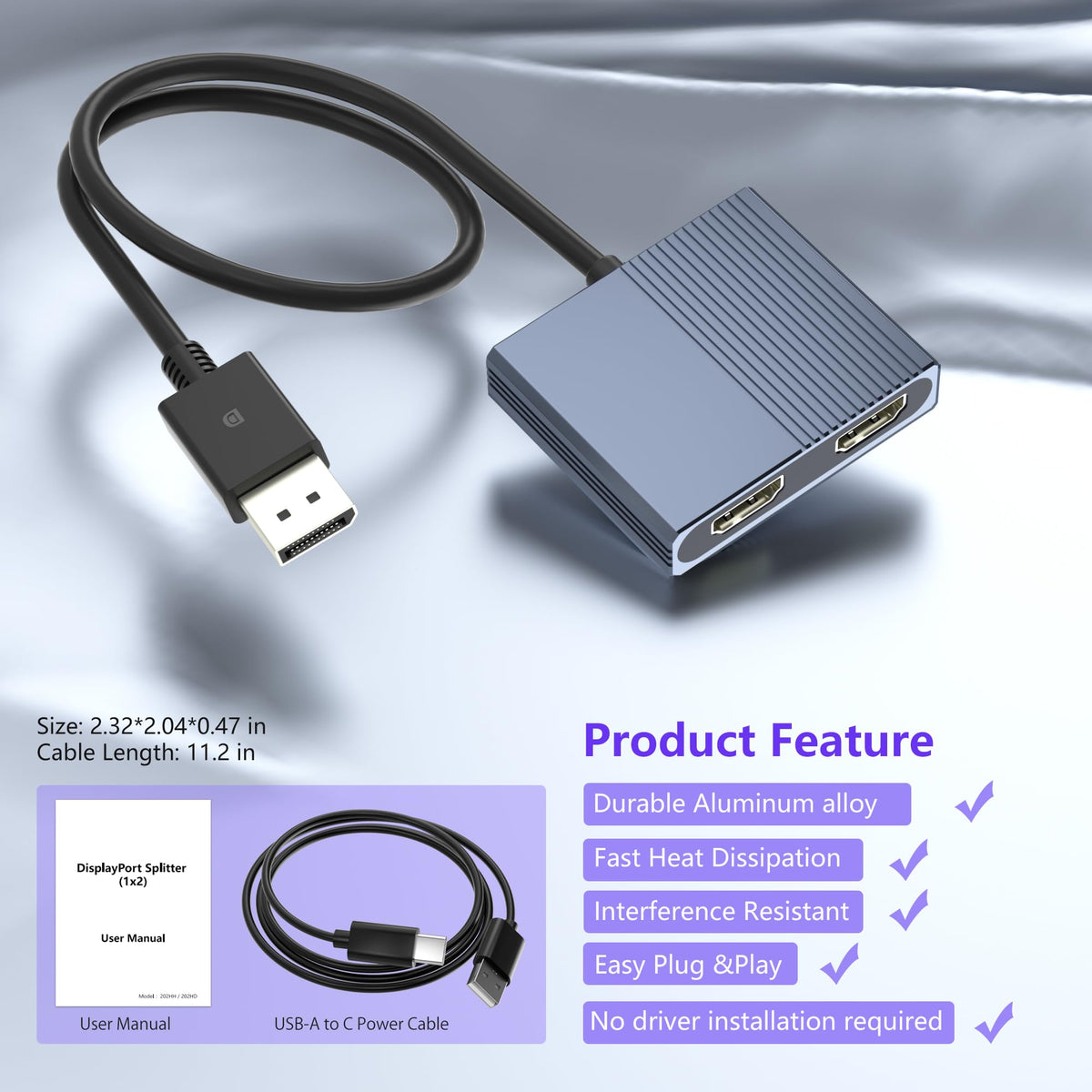 Aibilangose shielded ports reducing interference for stable output