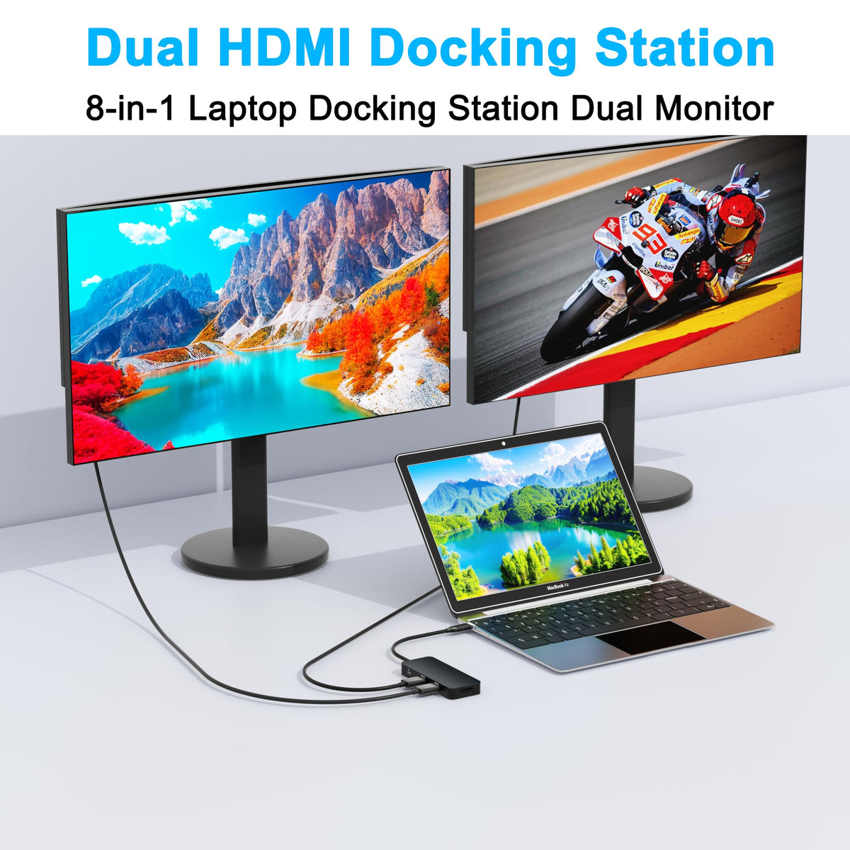 Aibilangose hub with USB 3.0 and USB 2.0 ports for peripherals