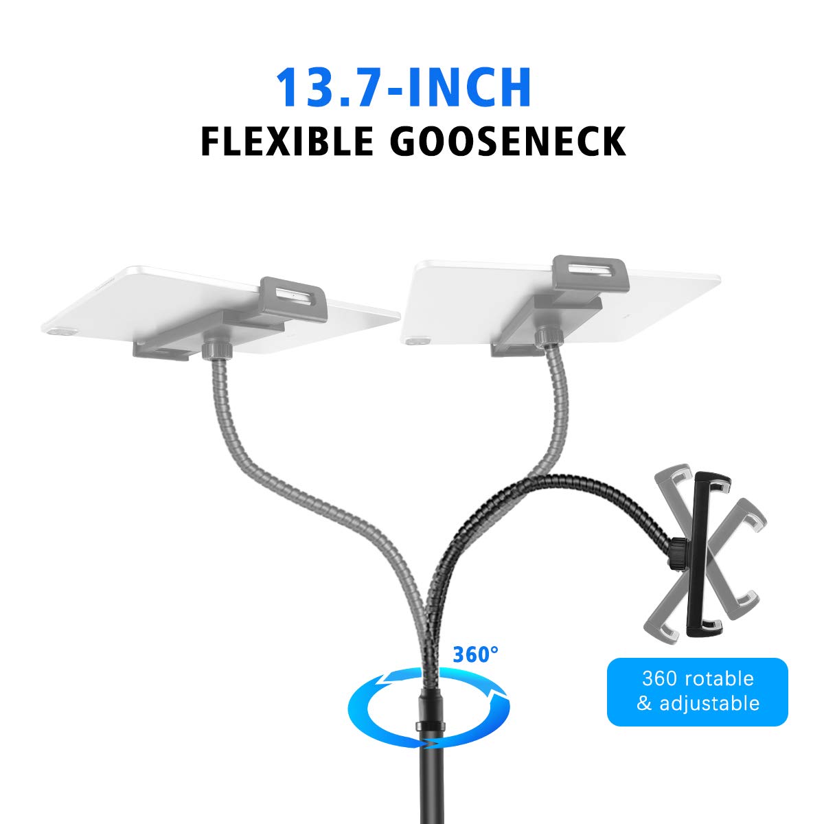 AICase flexible gooseneck bent to angle device for precise positioning
