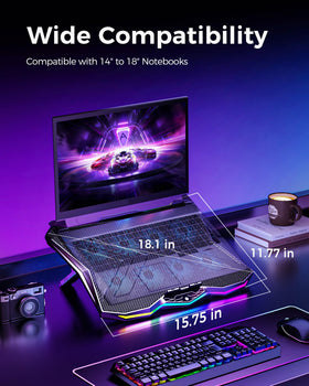 AICHESON AA3 supports laptops from 14 to 17.3 inches.
