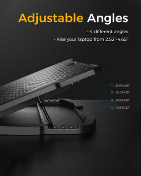 AICHESON S035 flip-up stopper close detail keeping laptop secure at angles