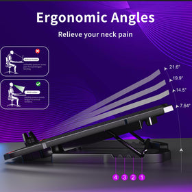 AICHESON side profile with adjustable tilt illustrating ergonomic benefit