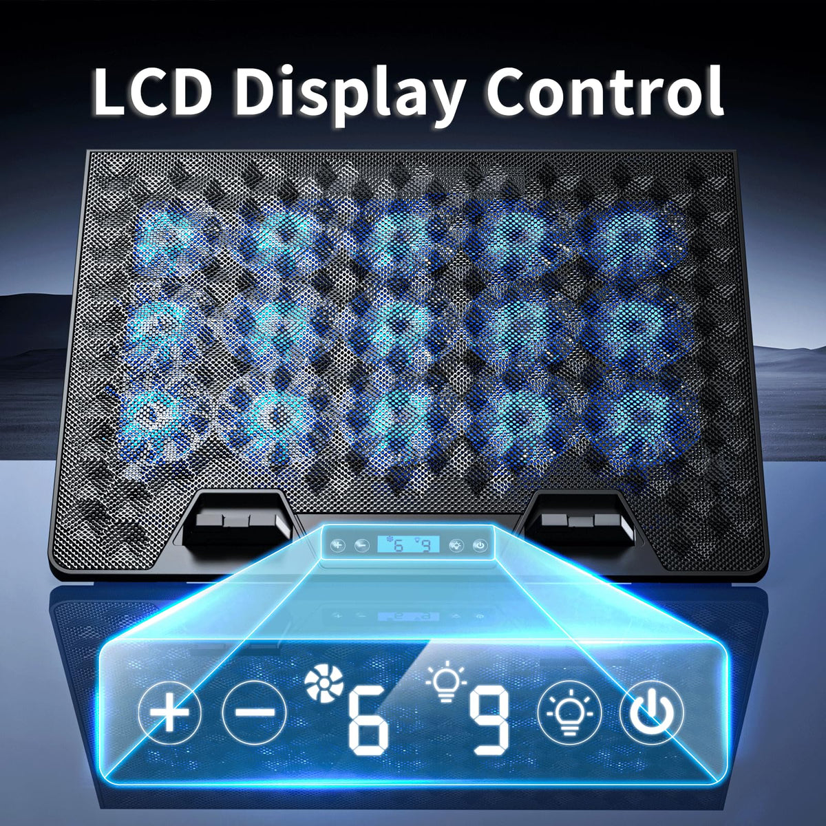 AICHESON hidden anti-slip mats close detail, protects laptop surfaces
