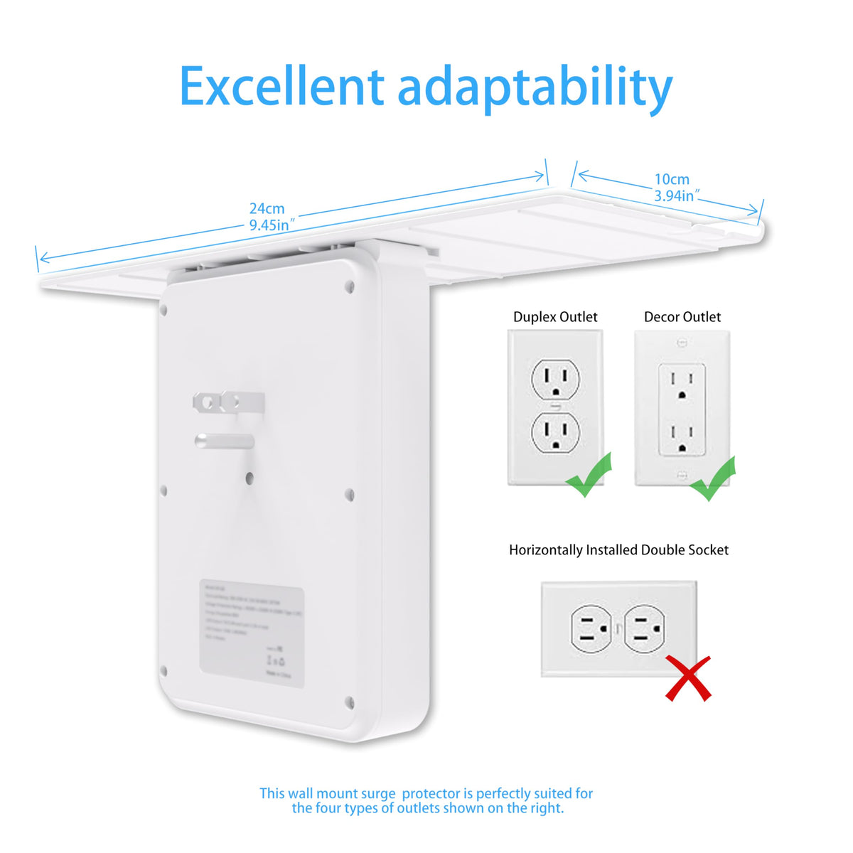 AICODE easy-install shelf is ideal for dorms, offices, or bedrooms