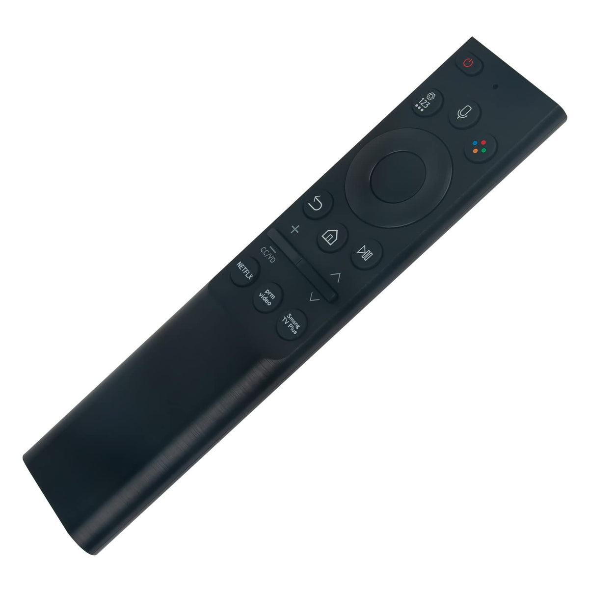 AIDITIYMI remote positioned by Samsung TV showing instant compatibility