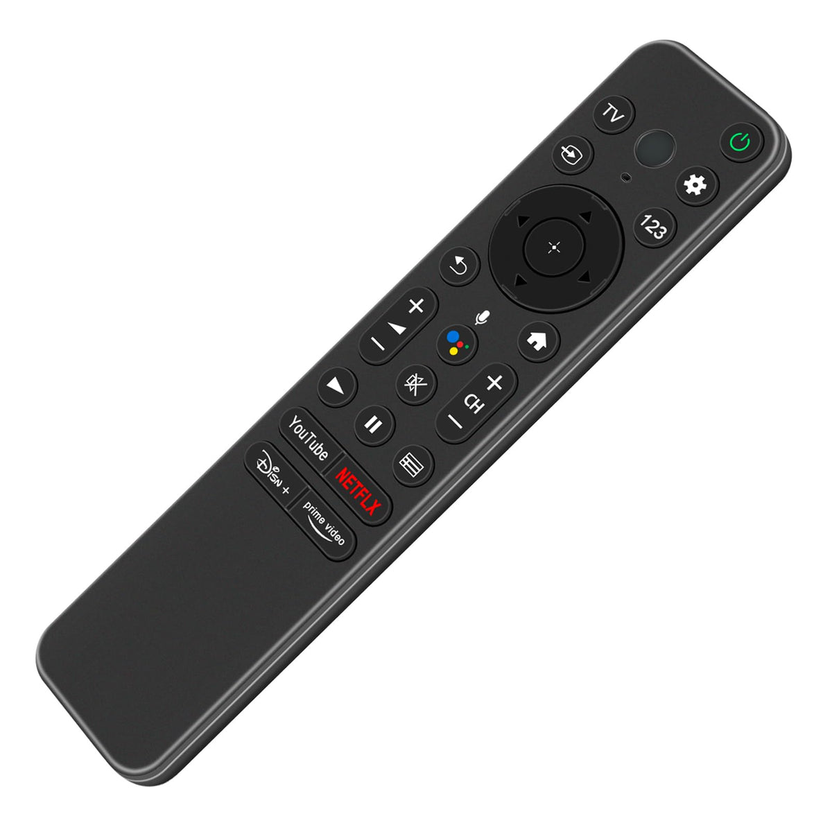 AIDITIYMI remote on living room table controlling TV for seamless viewing
