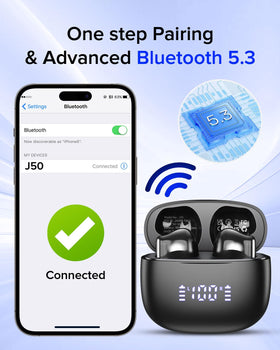 Aiearbu earbud close-up on driver and mesh revealing audio-focused build for richer sound