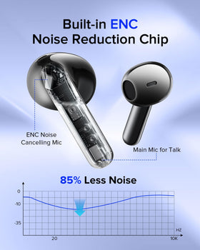Aiearbu earbuds worn in ear during exercise showing secure fit and sweat resistance benefit