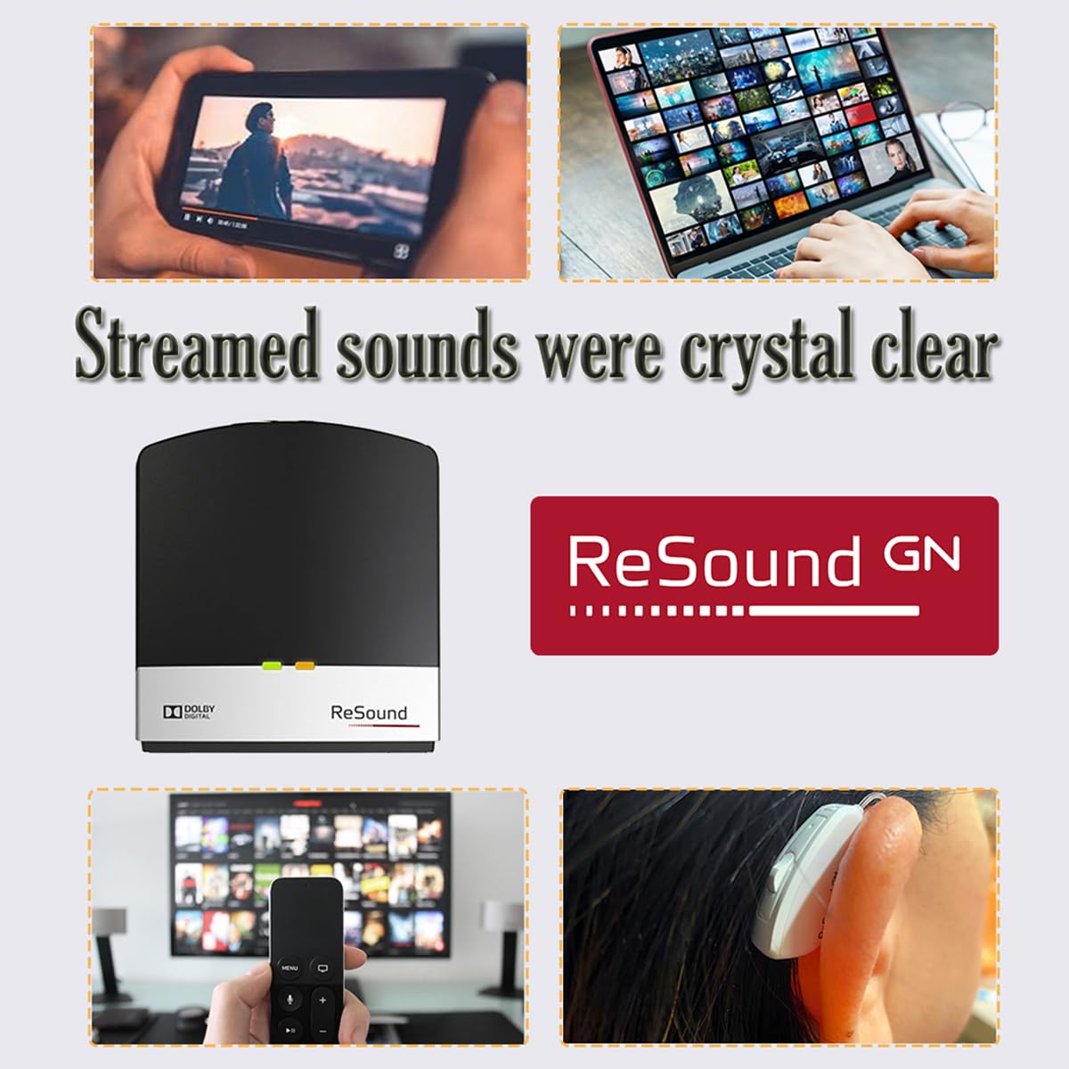 AIERTING Resound TV Streamer 2 lag-free audio streaming for immersive listening.