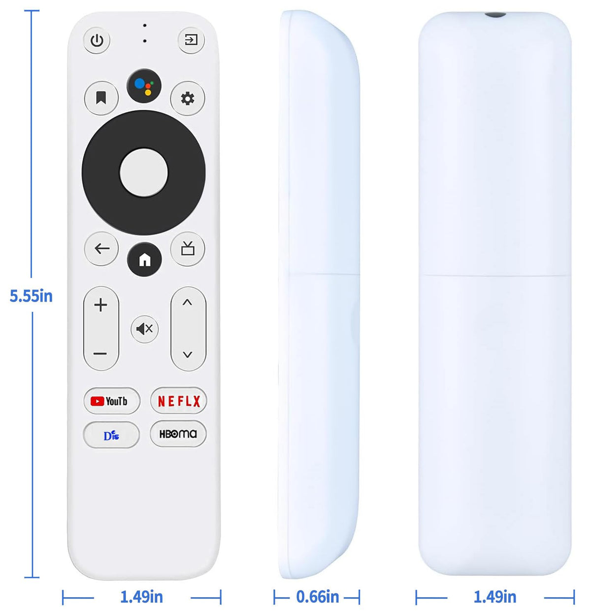 AieSHOP TV-stick remote with ergonomic design for comfortable grip