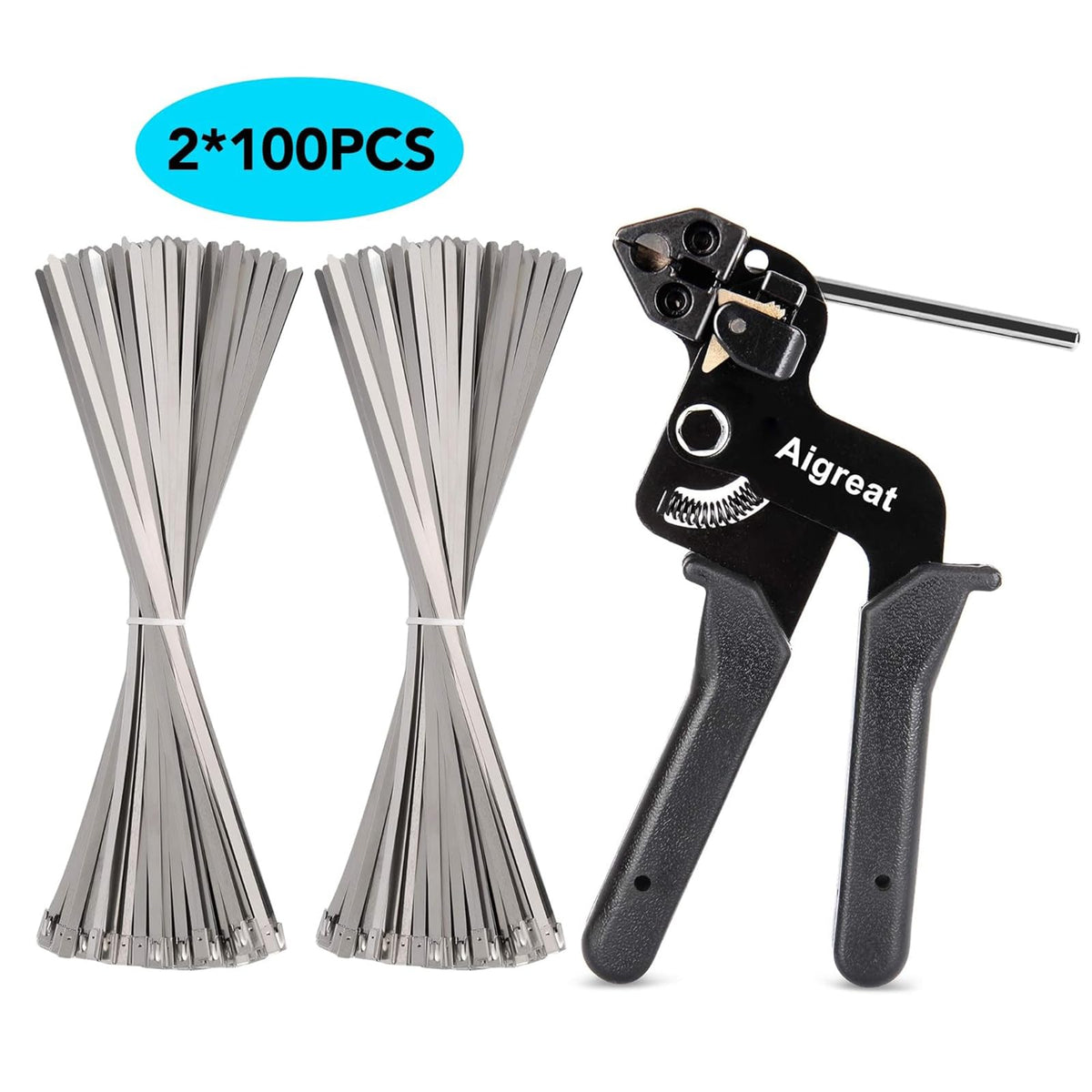Aigreat rust-resistant stainless steel ties ideal for outdoor projects