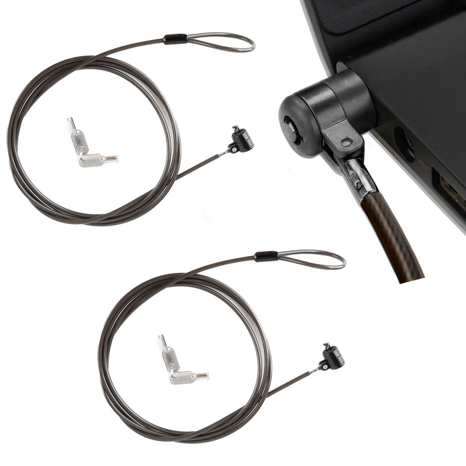 Aijmguo 2 pack laptop lock head with secure key mechanism ready to protect your device