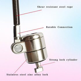 Aijmguo braided steel cable texture highlighting cut-resistant reinforcement