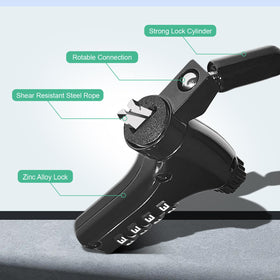 Aijmguo 4-digit resettable password keeps your device secure without keys.