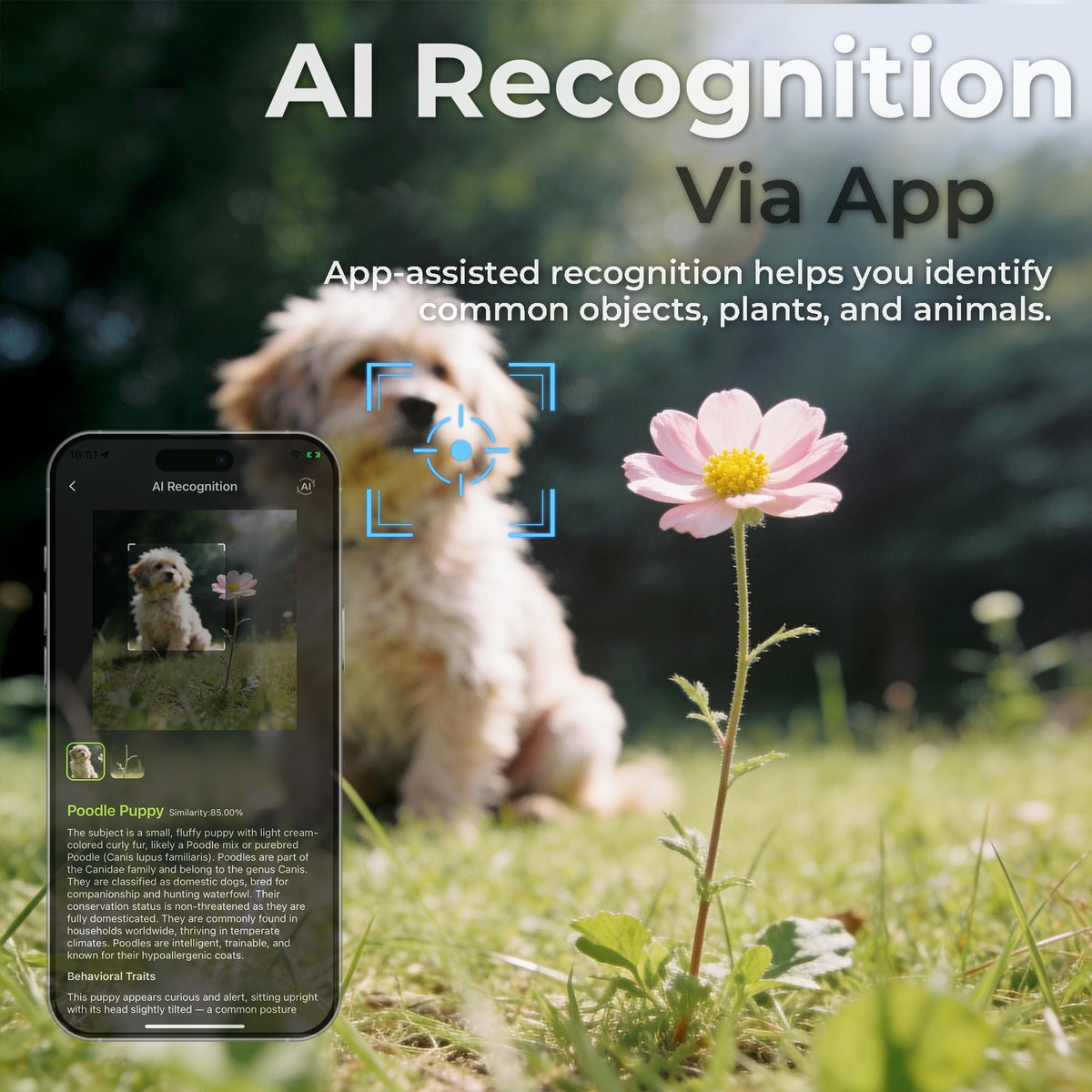 AIJOLLY AI recognition helps identify people, pets, and objects in footage