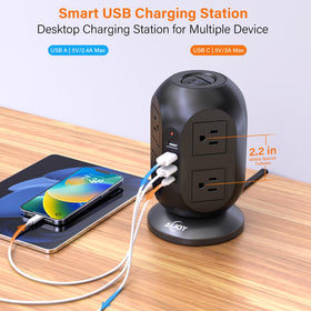 AiJoy Tower 1050J surge protection guards against power spikes