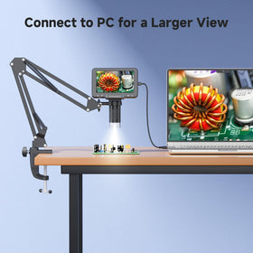 Aikokkl 1000x magnification USB microscope reveals tiny electronics details