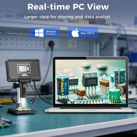 Aikokkl MK7 glare-free PCB inspection reduces reflections for accurate markings.