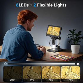 Aikokkl MK7 true-color IPS display improves component color identification.