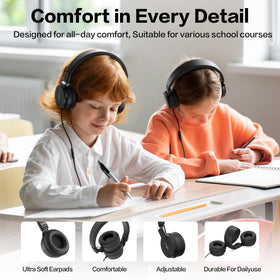AILIHEN standard 3.5mm cable works with Chromebooks and tablets