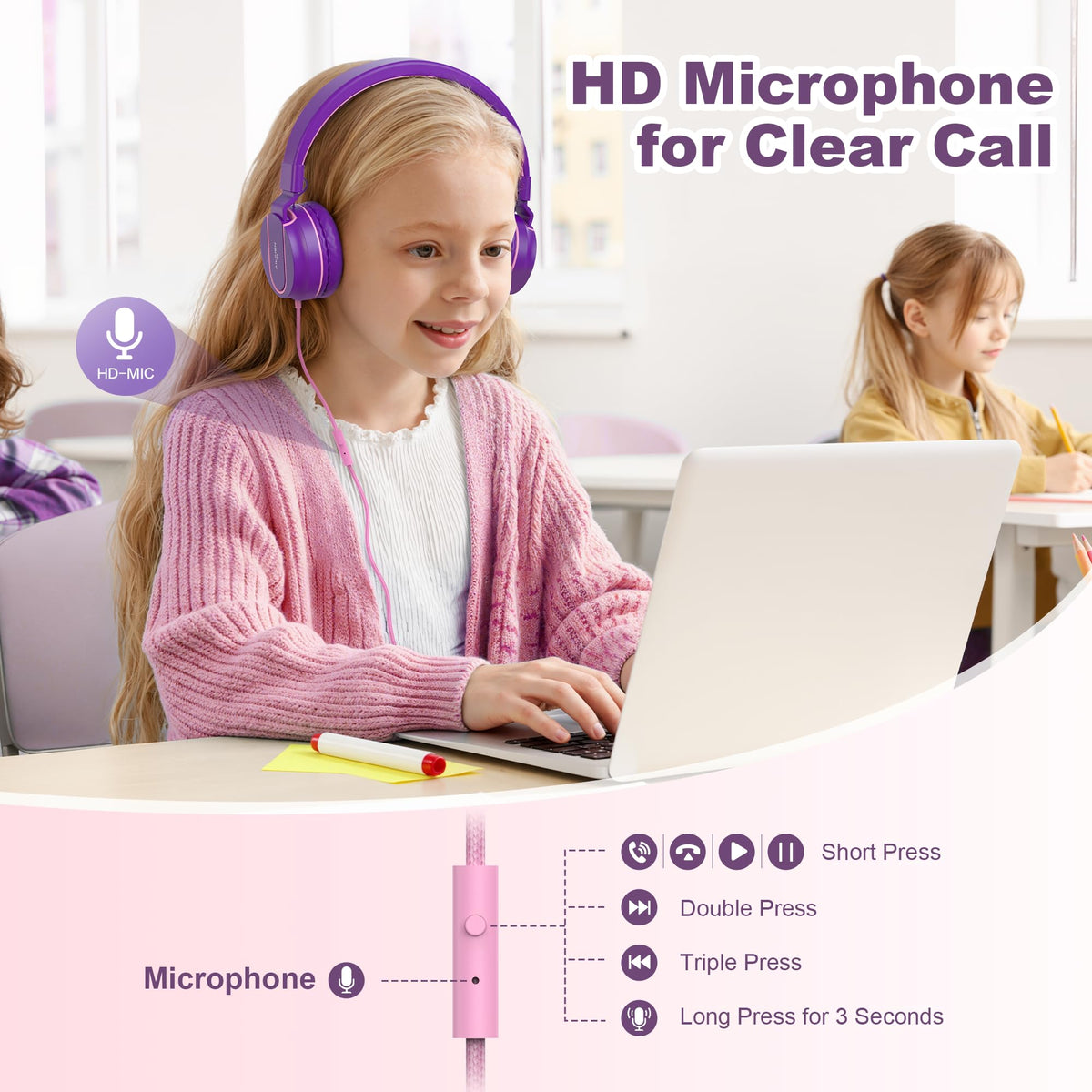 AILIHEN 93dB volume limiter helps protect young ears during study