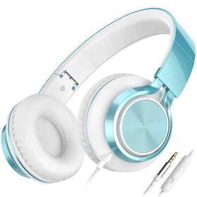 AILIHEN C8 front view showing lime green headset and clear branding for stylish listening