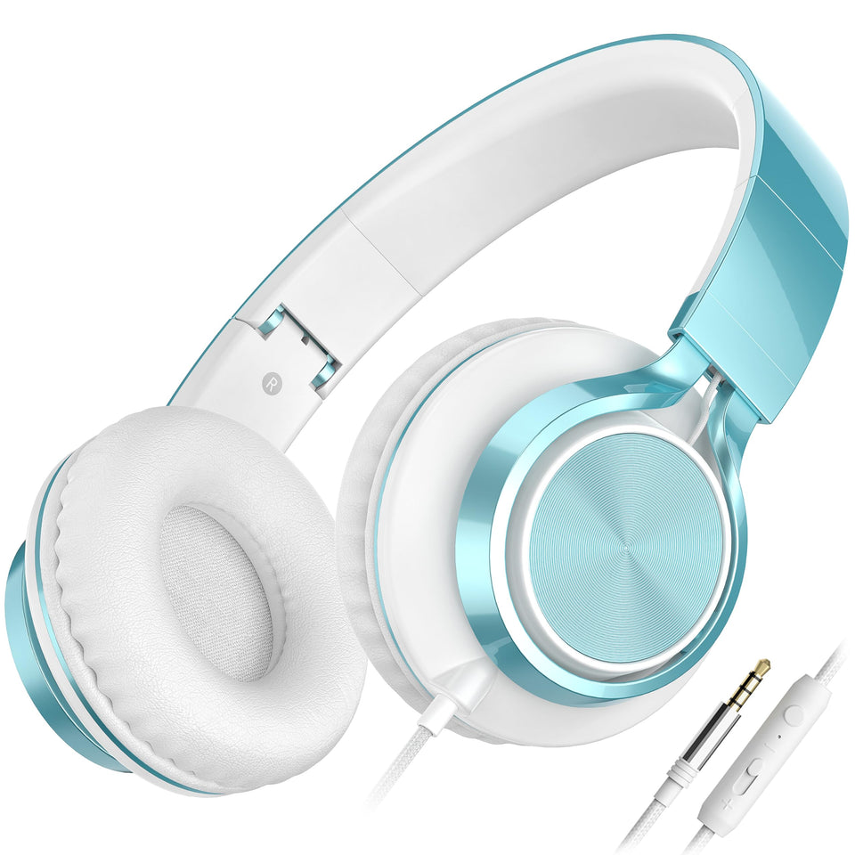 AILIHEN C8 front view showing lime green headset and clear branding for stylish listening
