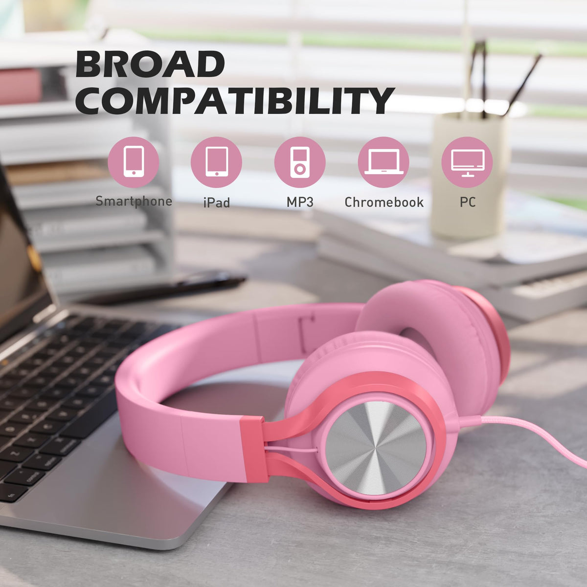 AILIHEN C8 braided 3.5mm cord offers durable, tangle-free connectivity.
