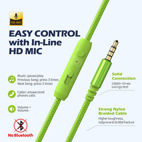 AILIHEN C8 headphones with 3-5mm plug compatible with many devices.