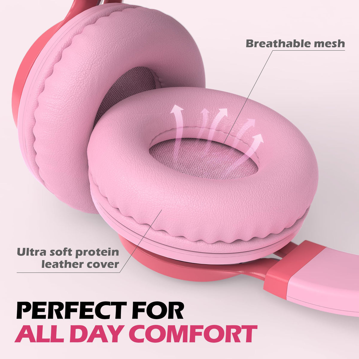 AILIHEN C8 adjustable hinge provides a comfortable fit for kids.