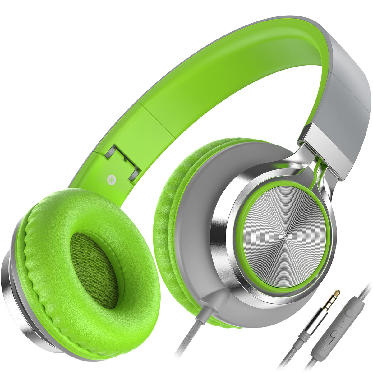 AILIHEN C8 headphones foldable corded design for easy travel.