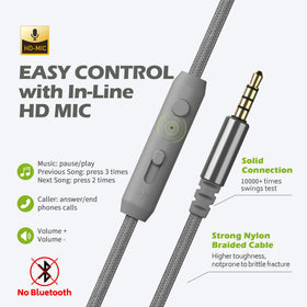AILIHEN C8 noise isolation on-ear design blocks distractions.