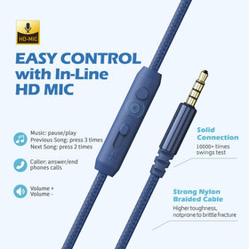 AILIHEN C8 on-ear design with noise isolation.