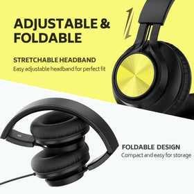 AILIHEN classroom headphones 3.5mm jack compatibility with Chromebooks and laptops