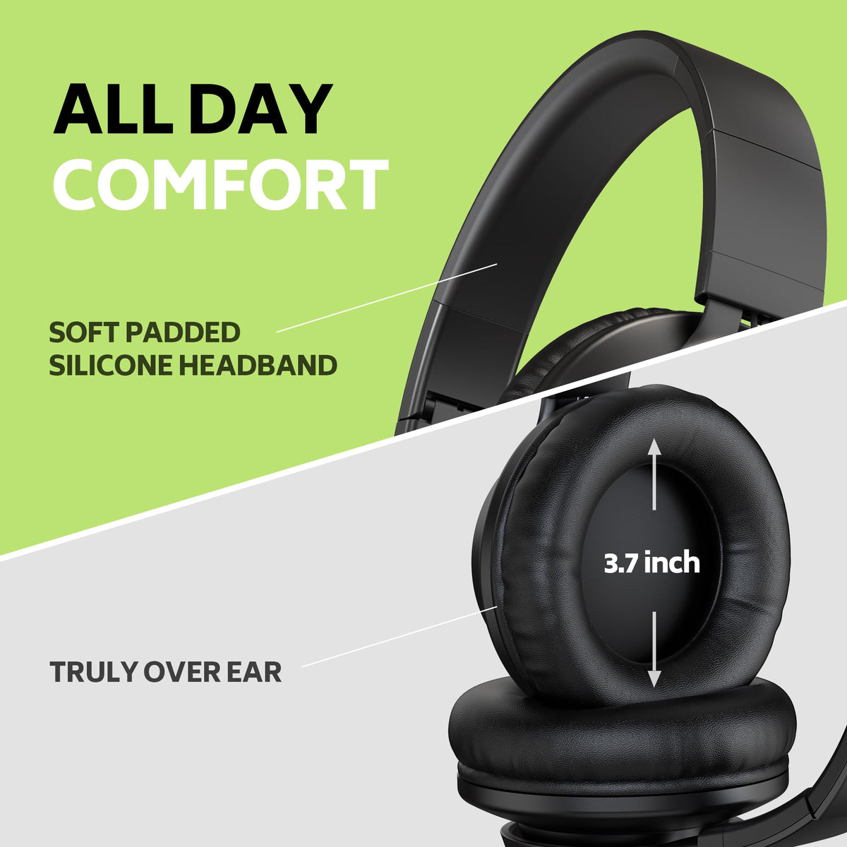 AILIHEN classroom headphones foldable design enables compact storage