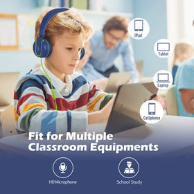 Foldable travel-friendly I35 headphones help kids take music anywhere.