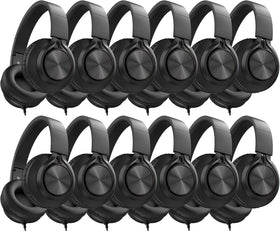 AILIHEN 12-pack front packaging showing bulk headsets and brand durability