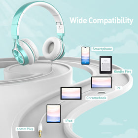 AILIHEN Headphones 3-5mm jack, universal compatibility with Chromebooks and devices.