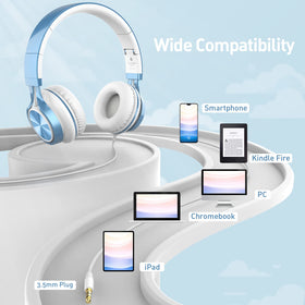 AILIHEN Headphones 3-5mm jack works with most devices