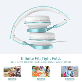 AILIHEN Headphones adjustable headband fits growing kids and teens comfortably.