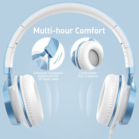 AILIHEN Headphones nylon cable resists tangles for durability