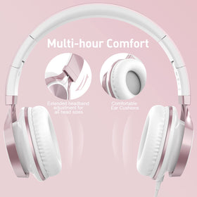 AILIHEN on-ear design offers comfortable listening during study.