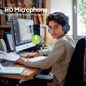 AILIHEN 40mm drivers deliver clear stereo sound for learning