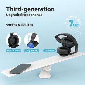 AILIHEN kids headphones ergonomic over-ear cushions for long study sessions