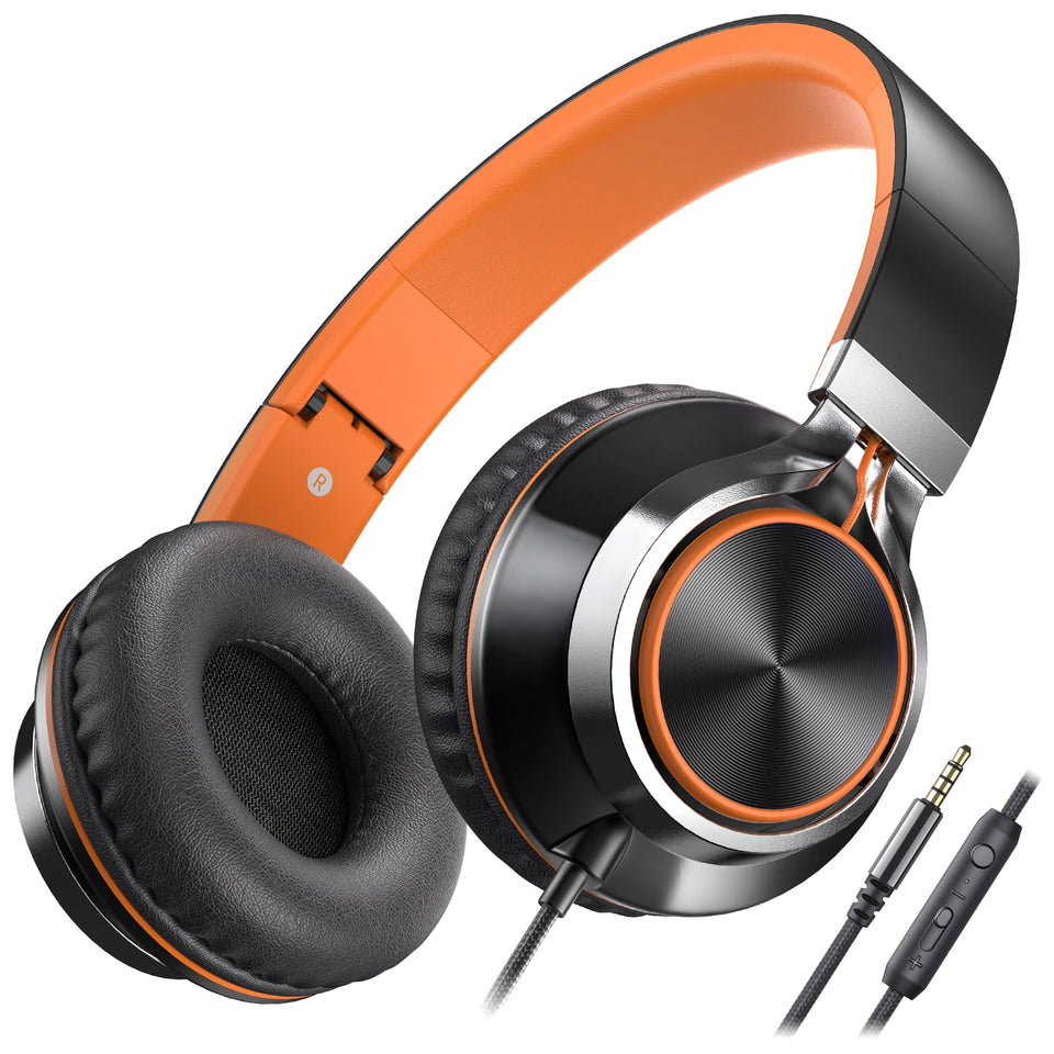 AILIHEN Kids Headphones foldable design for travel and storage.