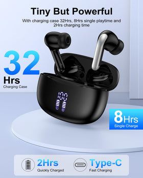AILKIN earbuds with noise cancellation for clearer calls and immersive listening.