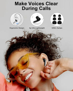 AILKIN earbuds compatible across many devices for versatile use.