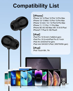 AILKIN earphones packaging includes silicone tips for personalized comfort