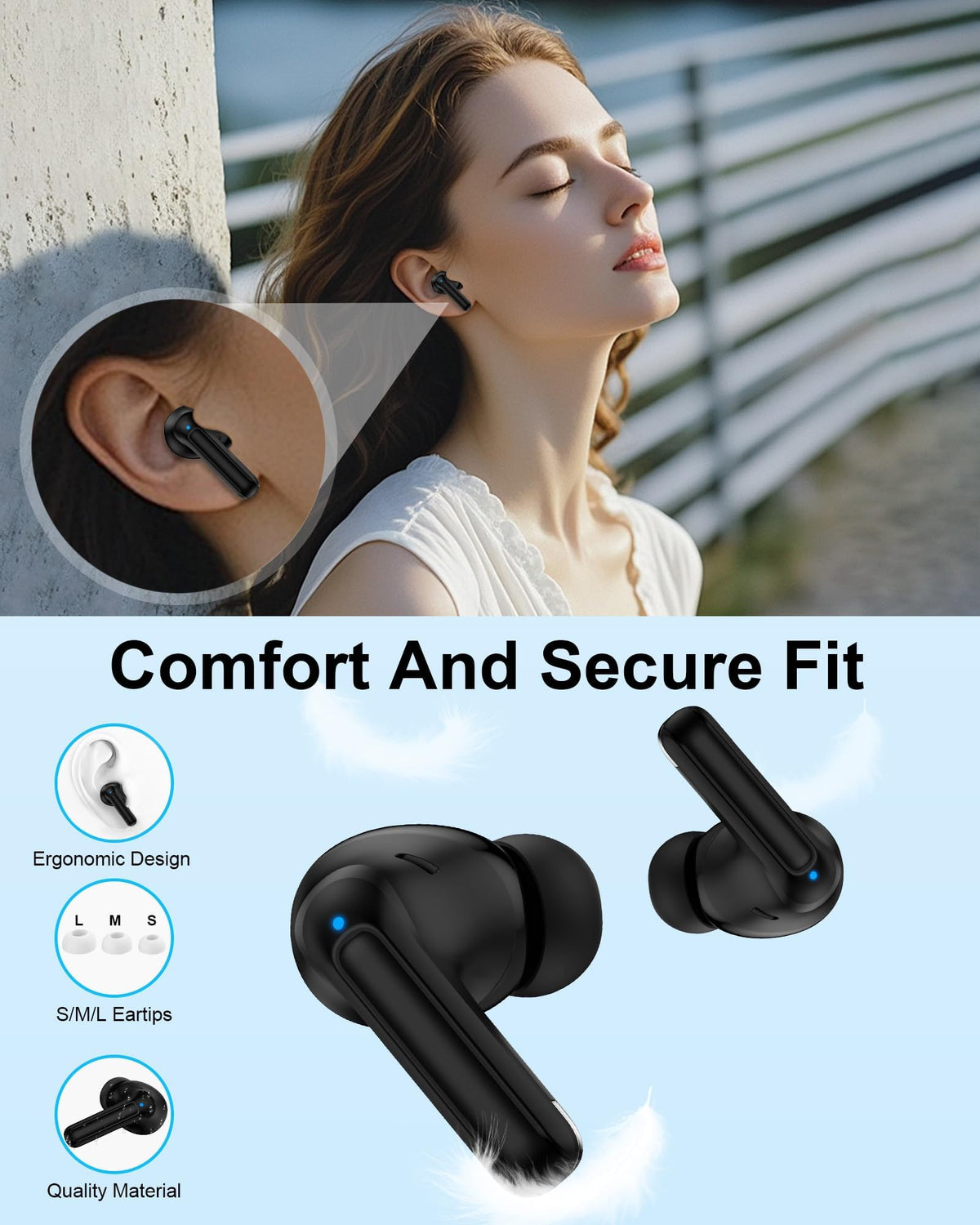 AILKIN packaging shows included accessories and quick setup guide
